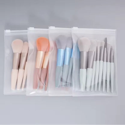 Make-up brush kit, 8 dele