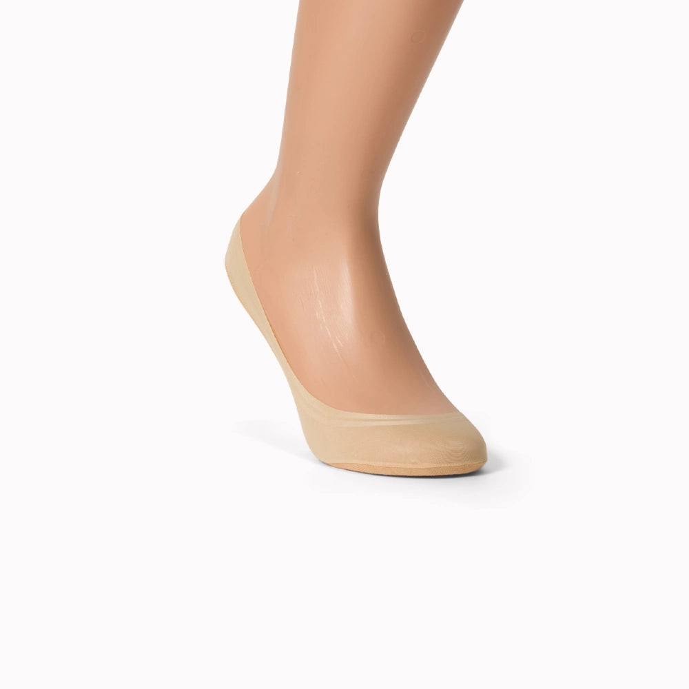Ballerinastrømper med silikonekant