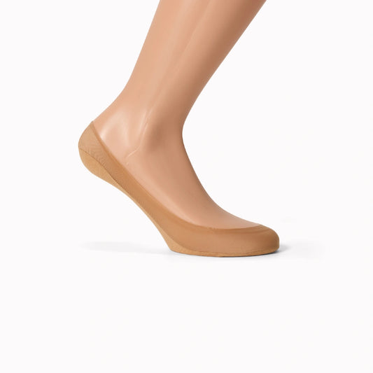 Ballerinastrømper med silikonekant