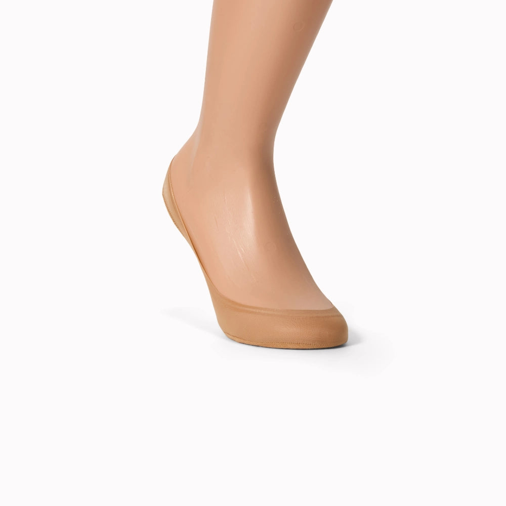 Ballerinastrømper med silikonekant