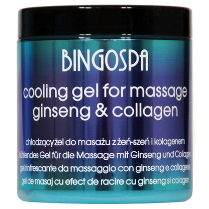 Kølende massagegel med ginseng og kollagen