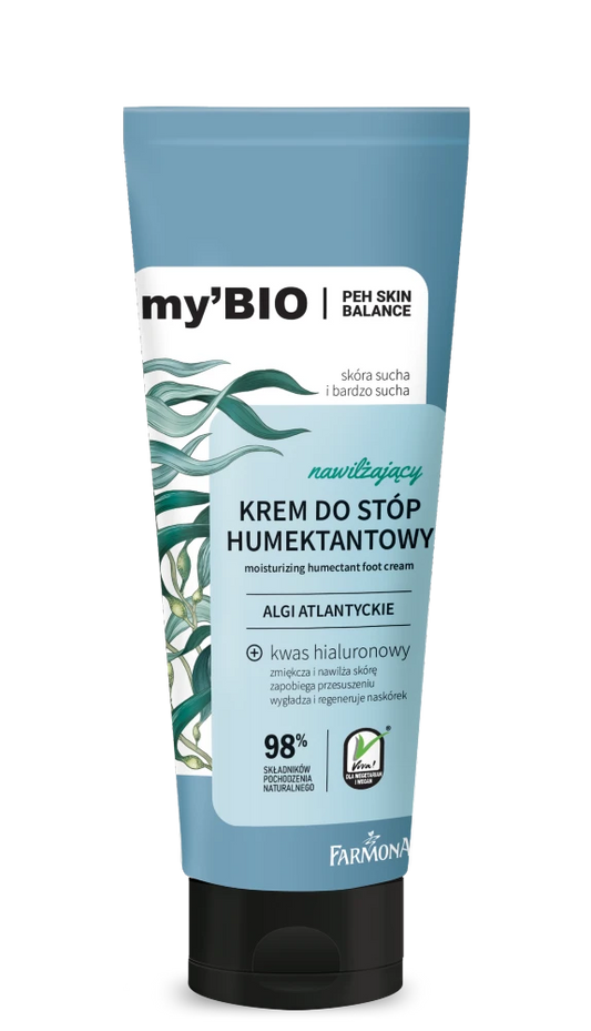 Fugtgivende fodcreme til tør skin med alger