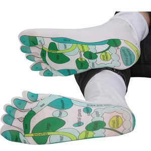 Zoneterapi - Strømper med reflekspunkter