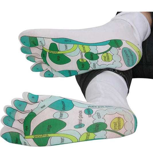 Zoneterapi - Strømper med reflekspunkter