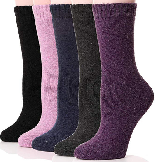 Damestrømper i uld 2-pak