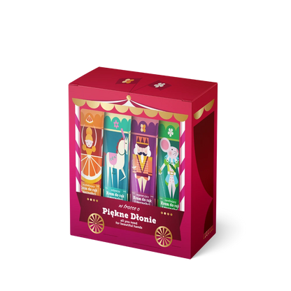 Håndcreme: Gavepakke med fire forskellige håndcremer