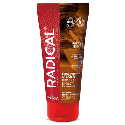 Hårmaske til tørt hår, der giver intens fugt og regenererer, 100 ml