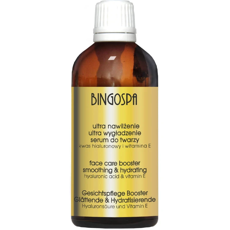 Ansigtsserum til tør hud - Fugtgivende & Udglattende med hyaluronsyre