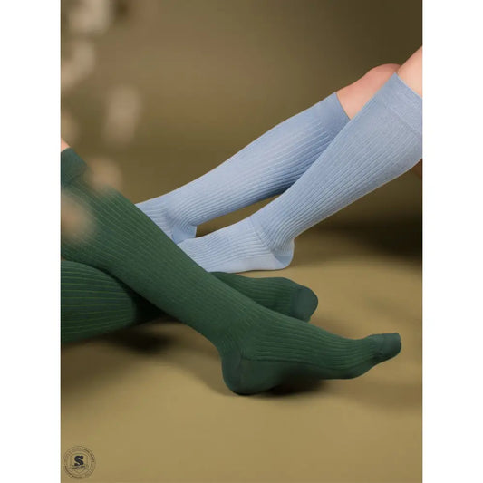 Støttestrømper af bambus i blandede farver, 5 stk