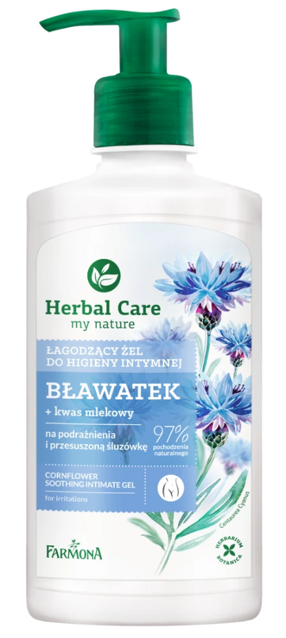 Intimgel med kornblomst, der beroliger 330 ml