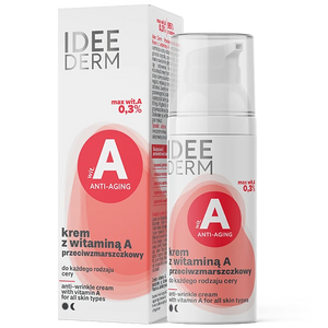 Anti-rynkecreme med A-vitamin, der udglatter og giver glød - til moden og sensitiv hud