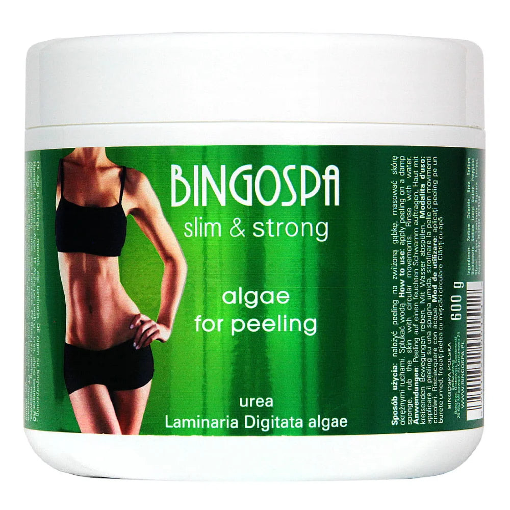 Algepeeling med havsalt og mentol - mod cellulite og døde hudceller