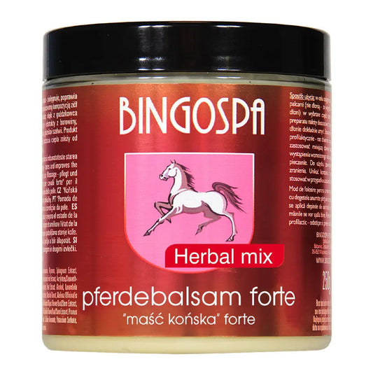 Varme hestebalsam med urter og olier