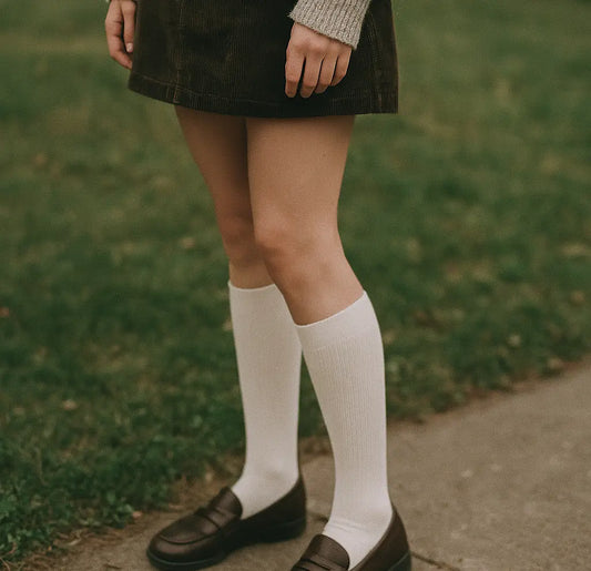 Støttestrømper i bomuld - kompression 15-20 mmHg