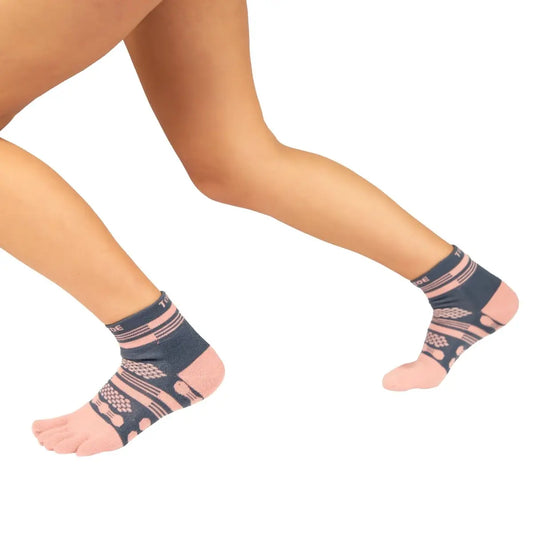 TOETOE Running Trainer - ankellange tåsokker