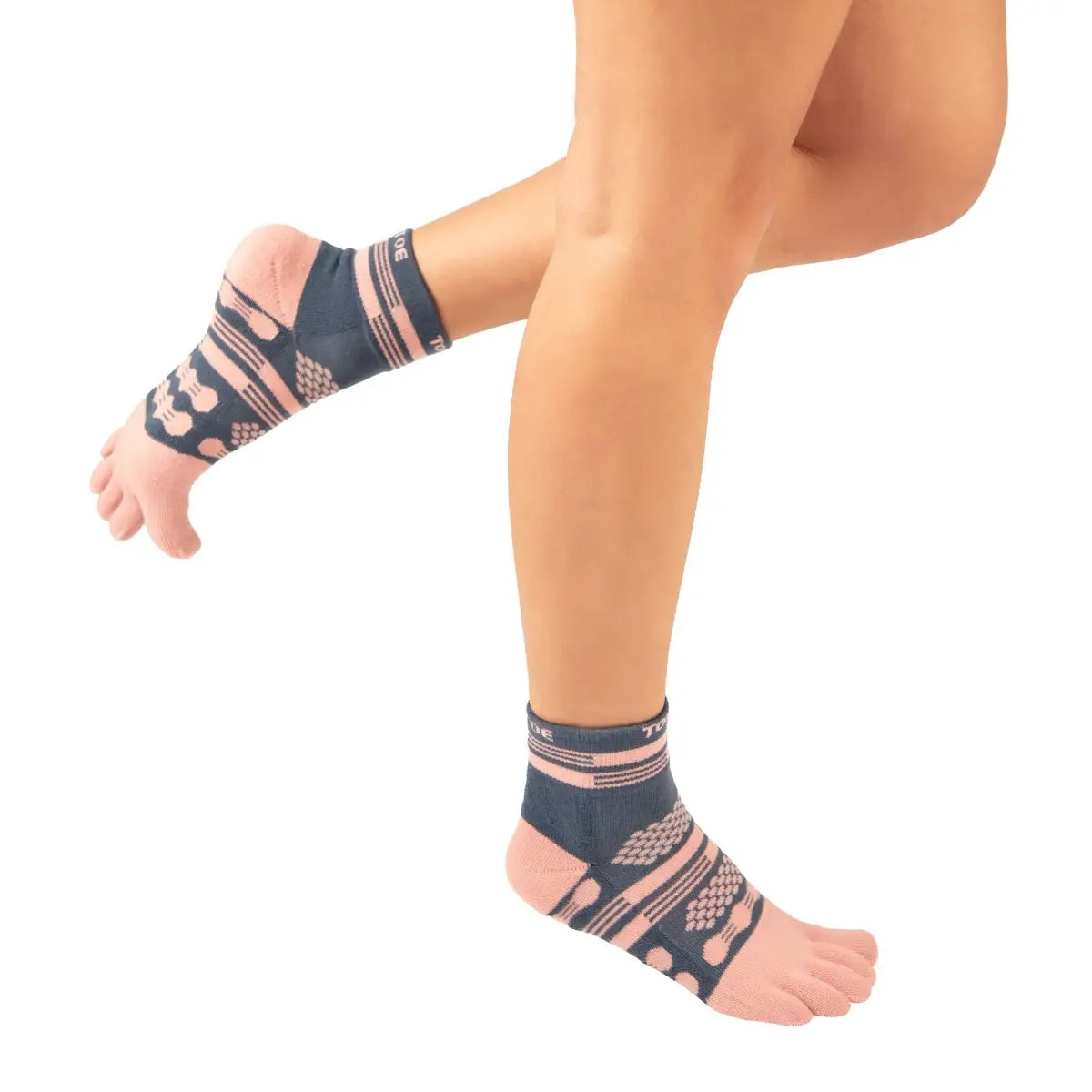 TOETOE Running Trainer - ankellange tåsokker