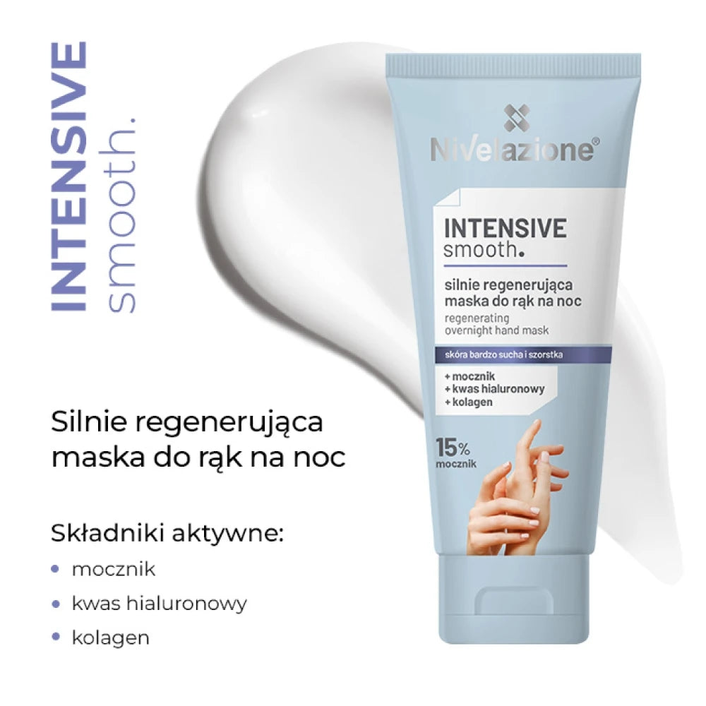 Natmaske til tørre hænder - urea, kollagen og hyaluronsyre