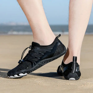 Barfodssko Pro Active med bred tåboks