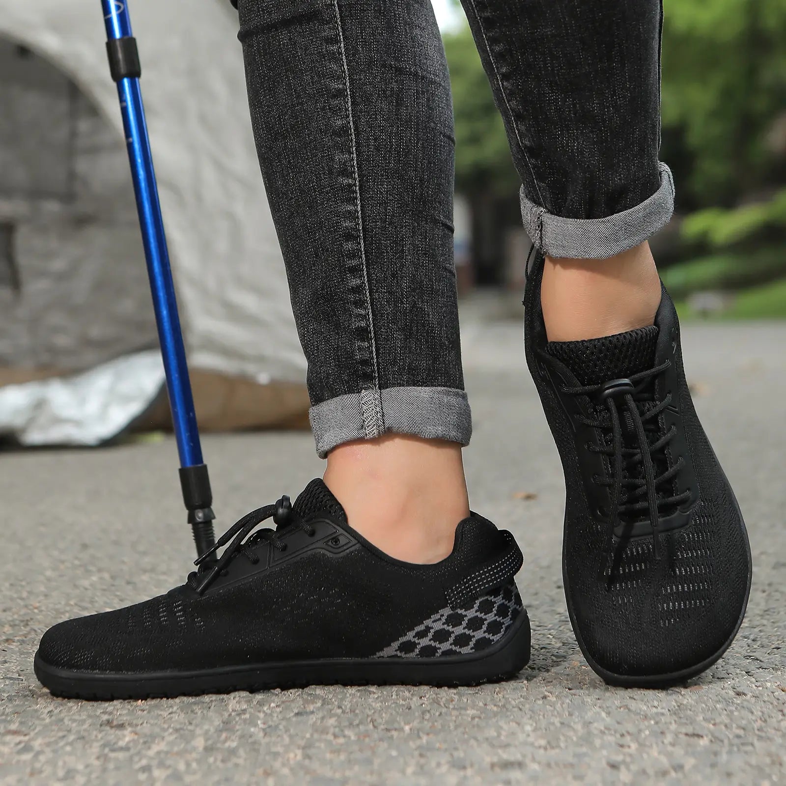 Barfodssko med bred tåboks - Core Flex