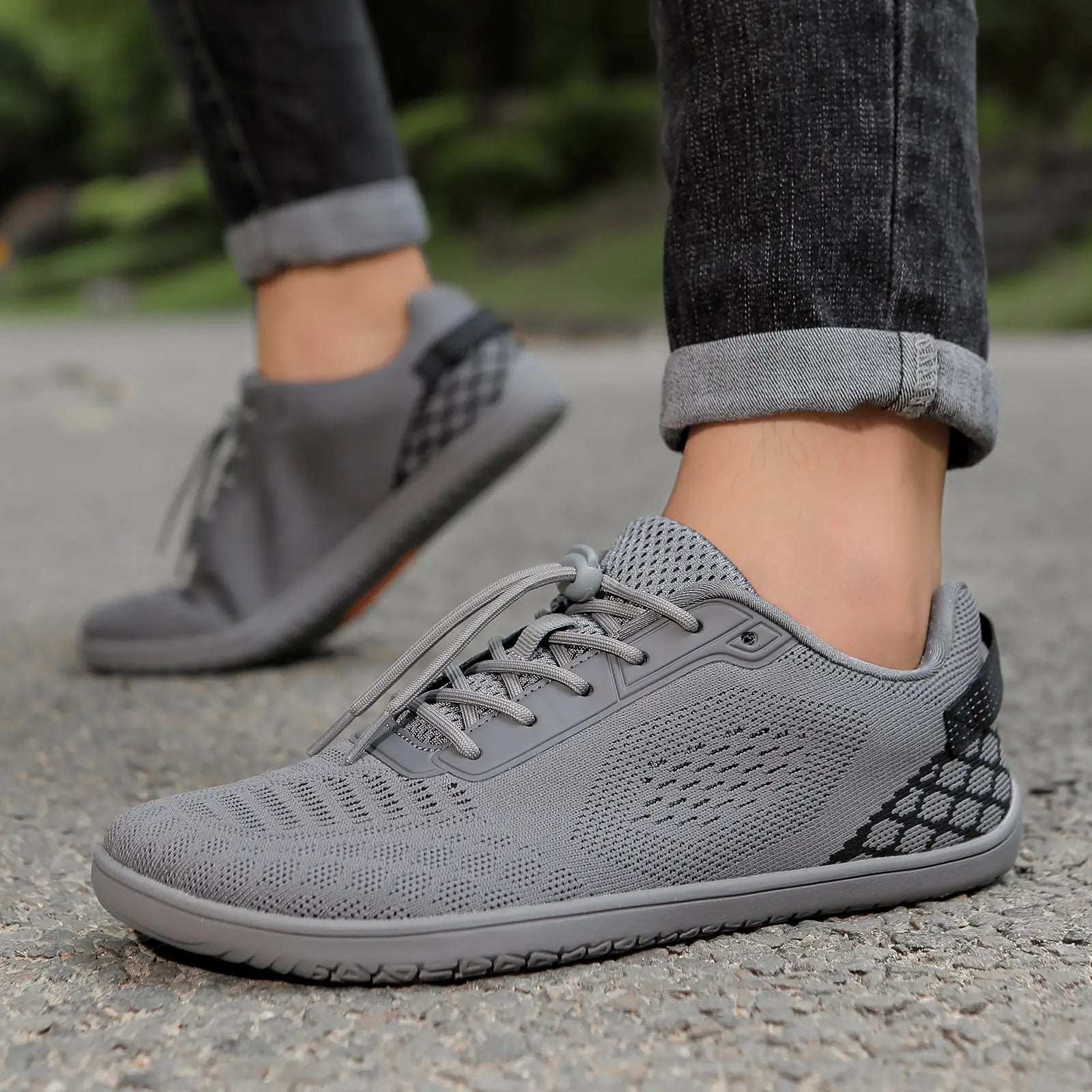 Barfodssko med bred tåboks - Core Flex