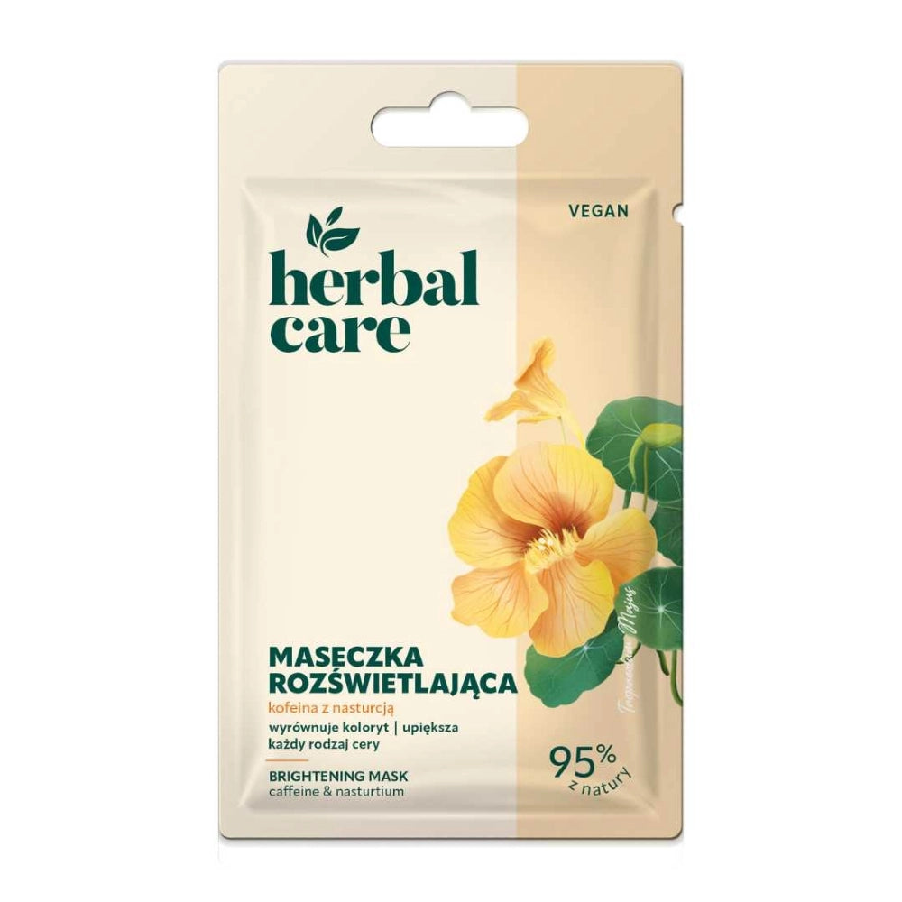 Ansigtsmaske, der udjævner hudtonen - med koffein og karse
