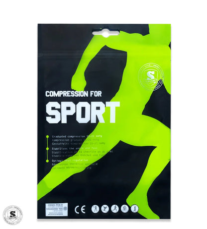Kompressionsstrømper til sport og løb 15-21 mmHg - Sort