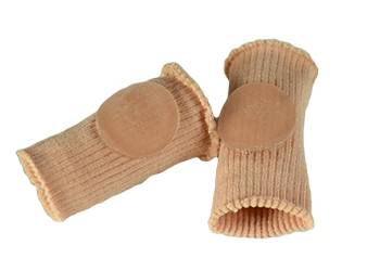 Tåbeskytter med silikonepude