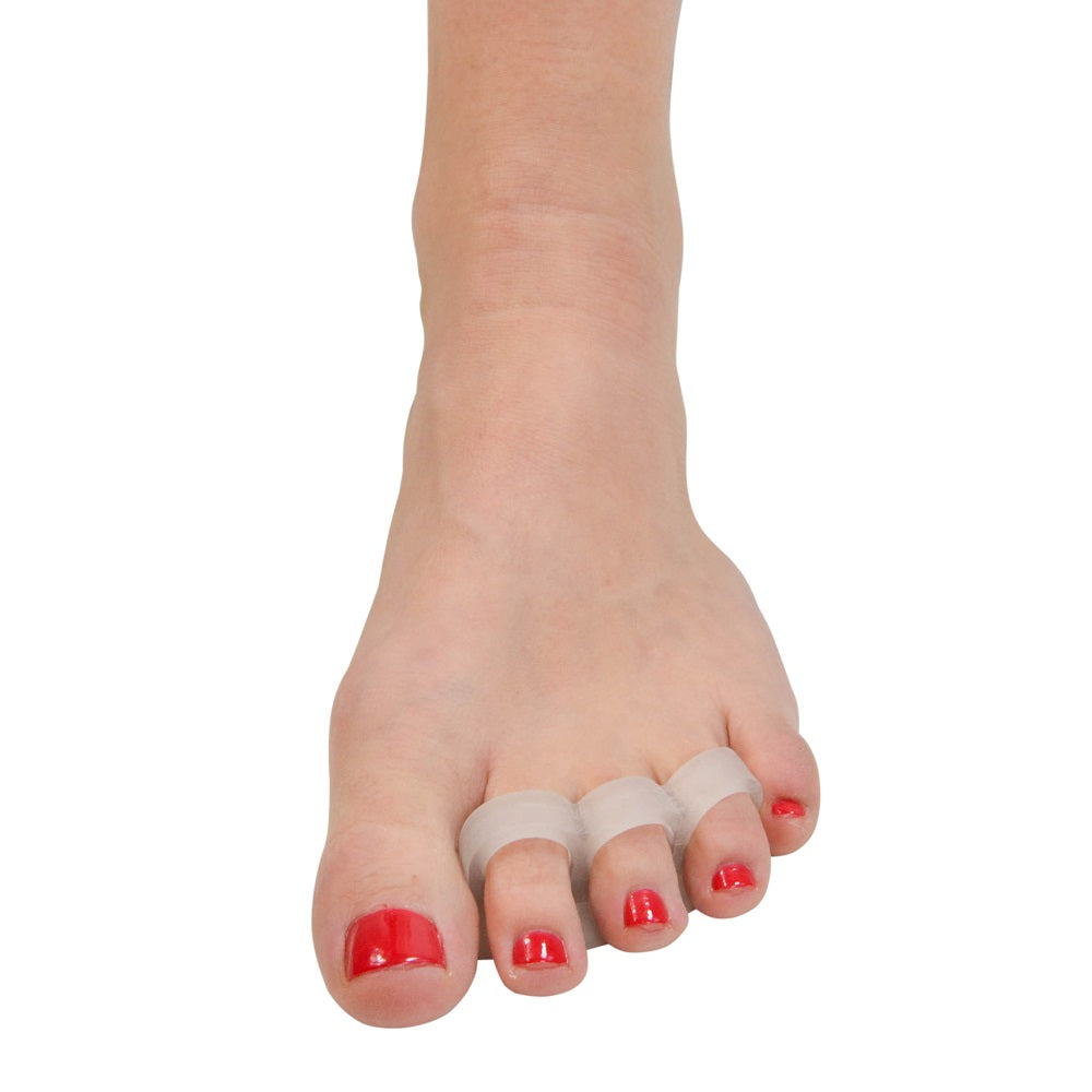 Hammertå korrigering af silikone, 2 stk