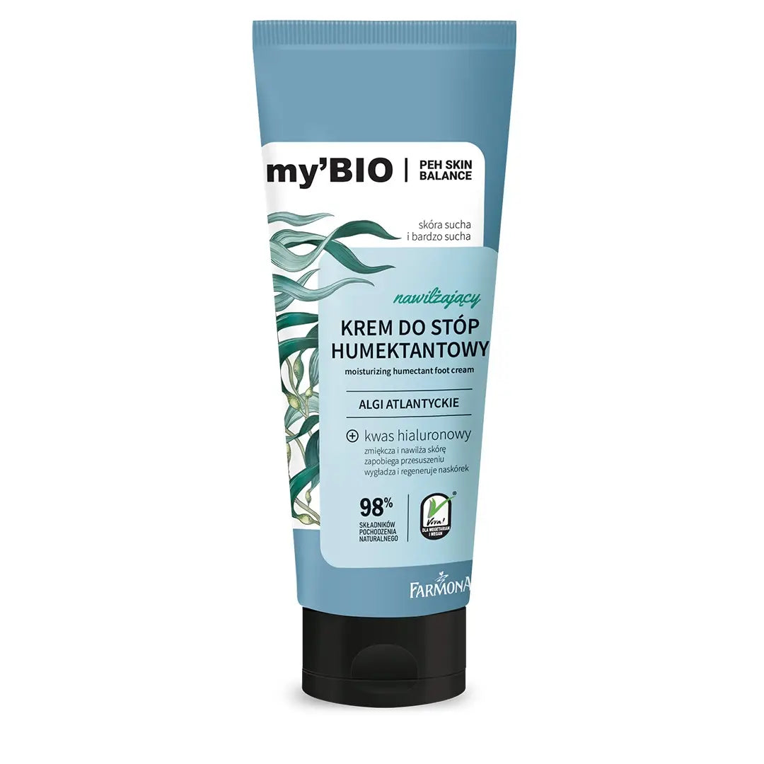 Fugtgivende fodcreme til tør skin med alger