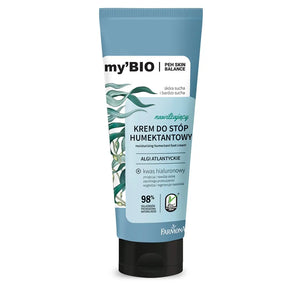Fugtgivende fodcreme til tør skin med alger