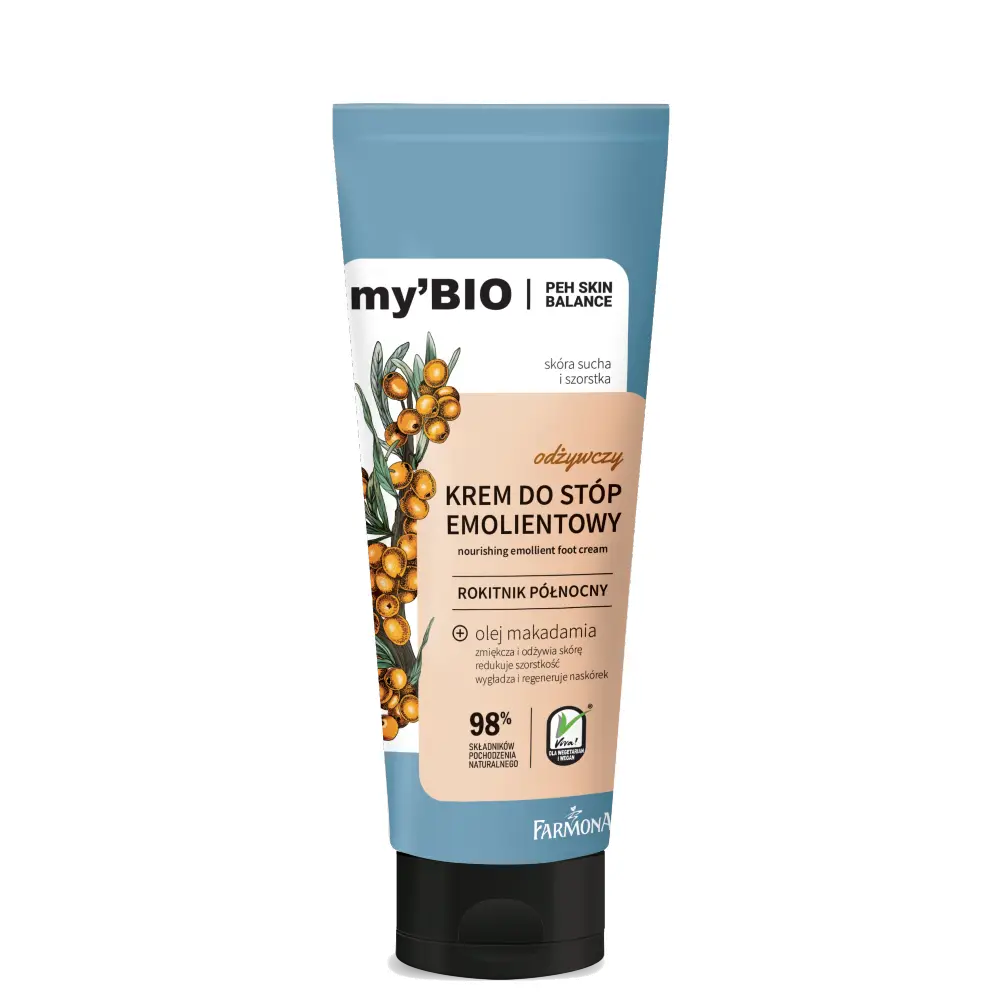 Fugtgivende fodcreme til tør og ru hud med havtorn