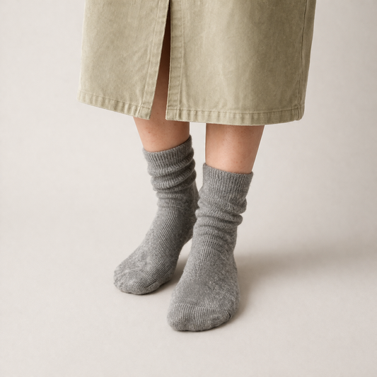 Uldsokker med skridsikring - Supersoft Edition