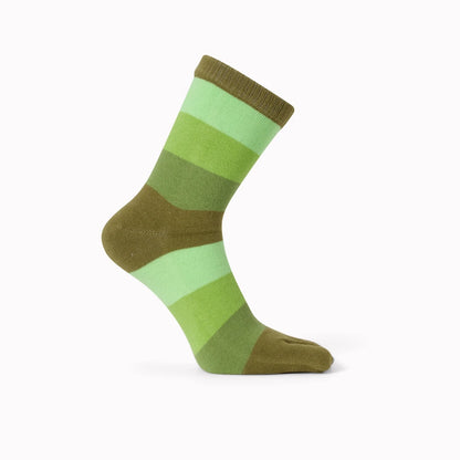 Tåsokker i bomuld - stribet