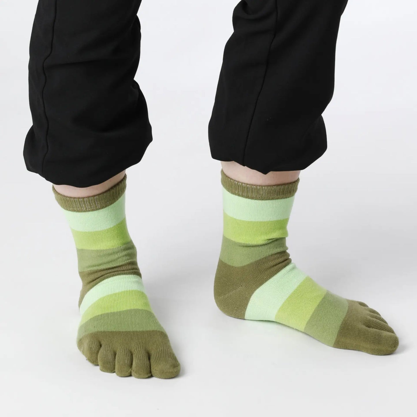 Tåsokker i bomuld - stribet