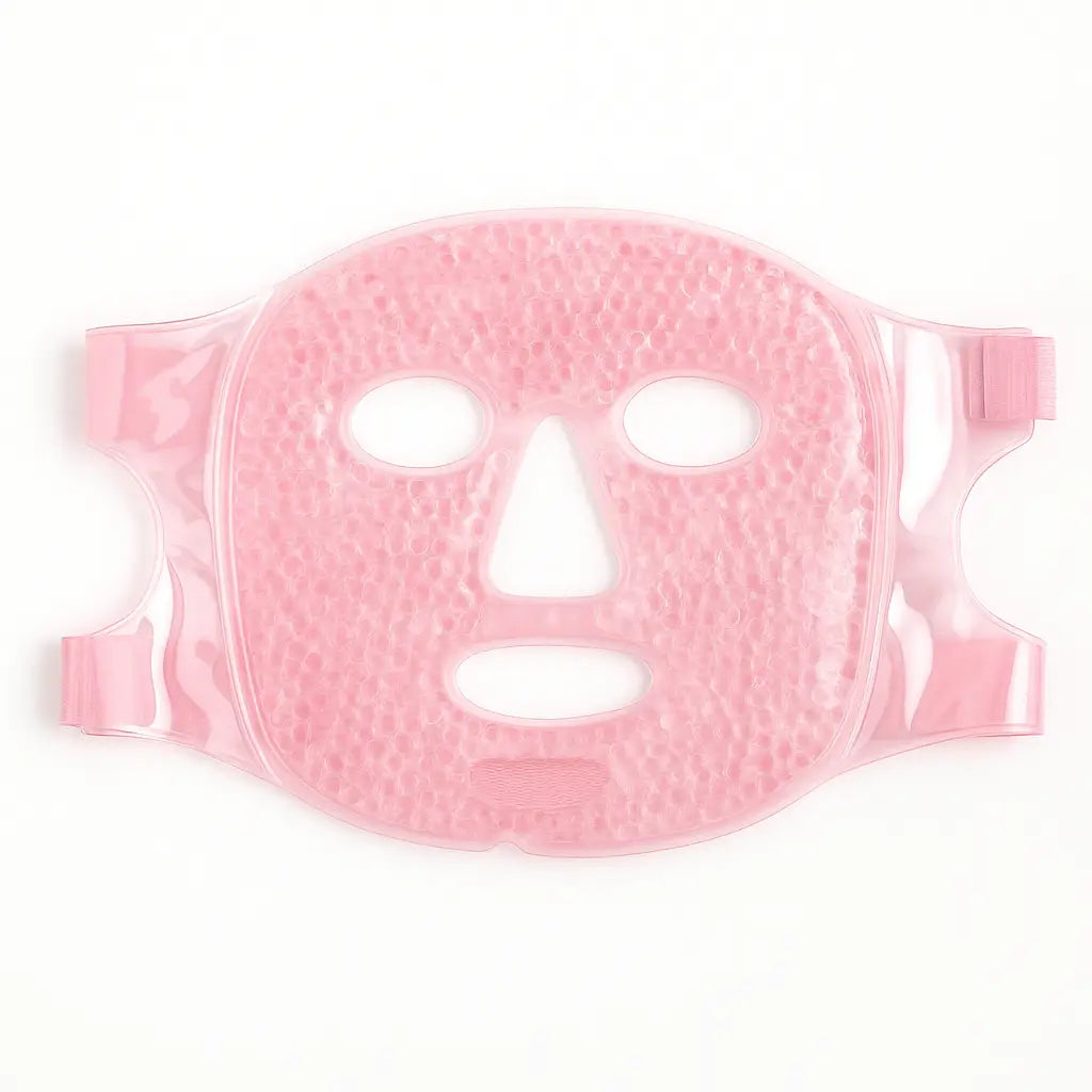 Kølende ansigtsmaske med gelperler