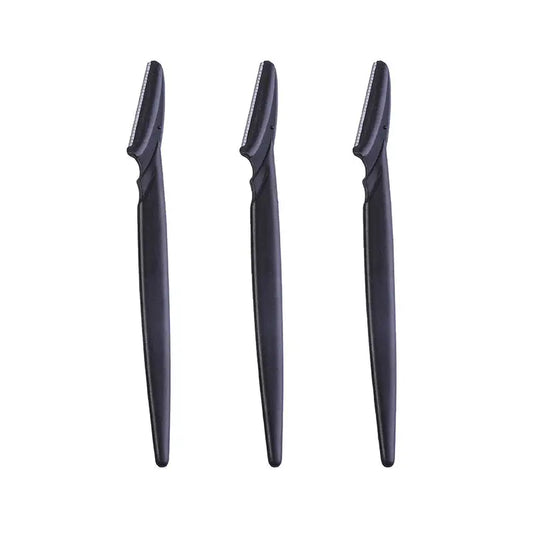 Øjenbrynskniv i rustfrit stål - 3-pak