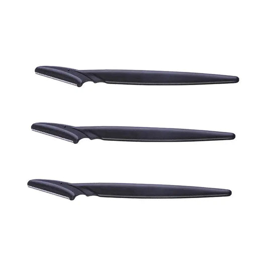 Øjenbrynskniv i rustfrit stål - 3-pak