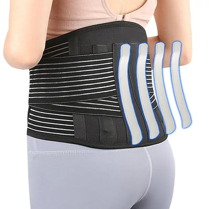 Magnetisk rygstøtte til lænden