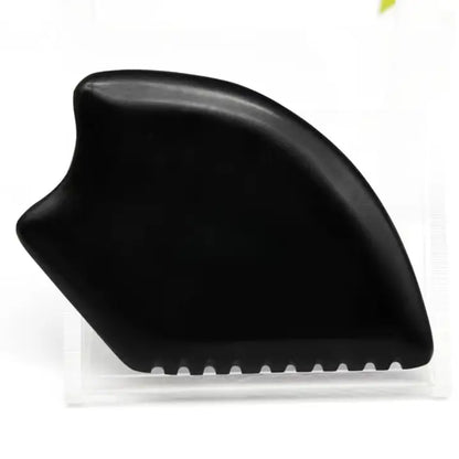 Gua Sha i sort sten