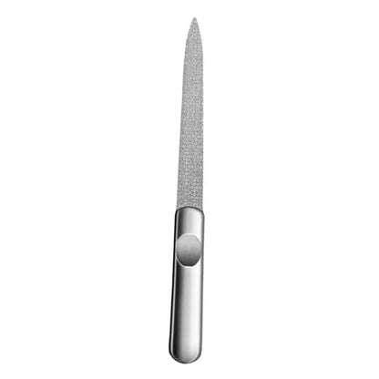 Dobbeltsidet neglefil i rustfrit stål