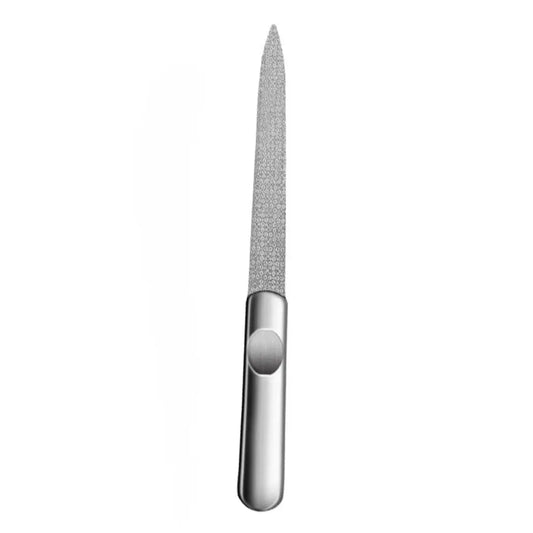 Dobbeltsidet neglefil i rustfrit stål