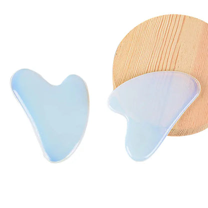 Gua sha Opal hjerte