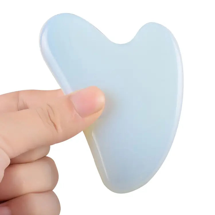 Gua sha Opal hjerte