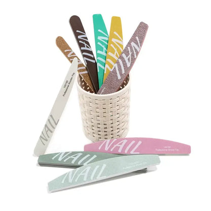 Neglefil sæt 9-pak - forskellige grovheder og former