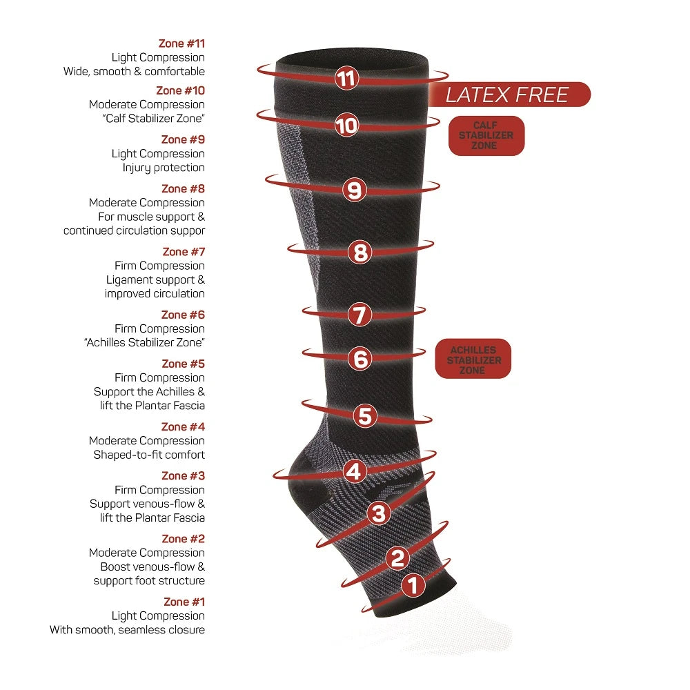 Calf sleeves med fodOS1st FS6+