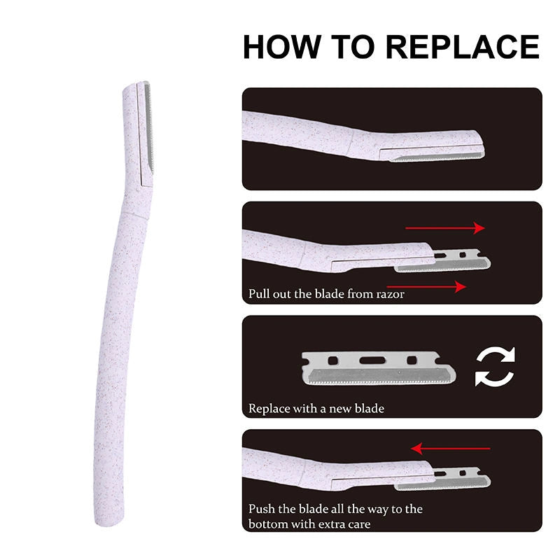 Øjenbrynstimmer i holdbart materiale - 2-pak