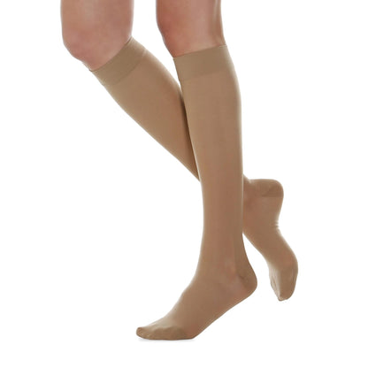 Knæhøje støttestrømper med høj kompression