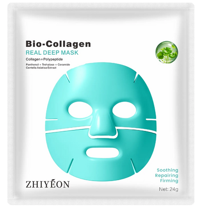 Bio-Collagen Ansigtsmaske - med kollagen og polypeptider