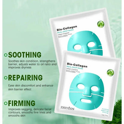 Bio-Collagen Ansigtsmaske - med kollagen og polypeptider