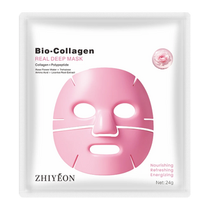 BIO-COLLAGEN Real Deep Luksusmaske med peptider og rosenvand